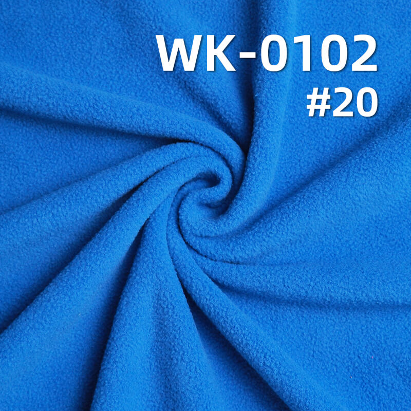320g/m² Polyester Double-Brushed Fleece Fabric | Warm Autumn/Winter Knit | Loungewear, Sweatshirts, Outerwear Fabric