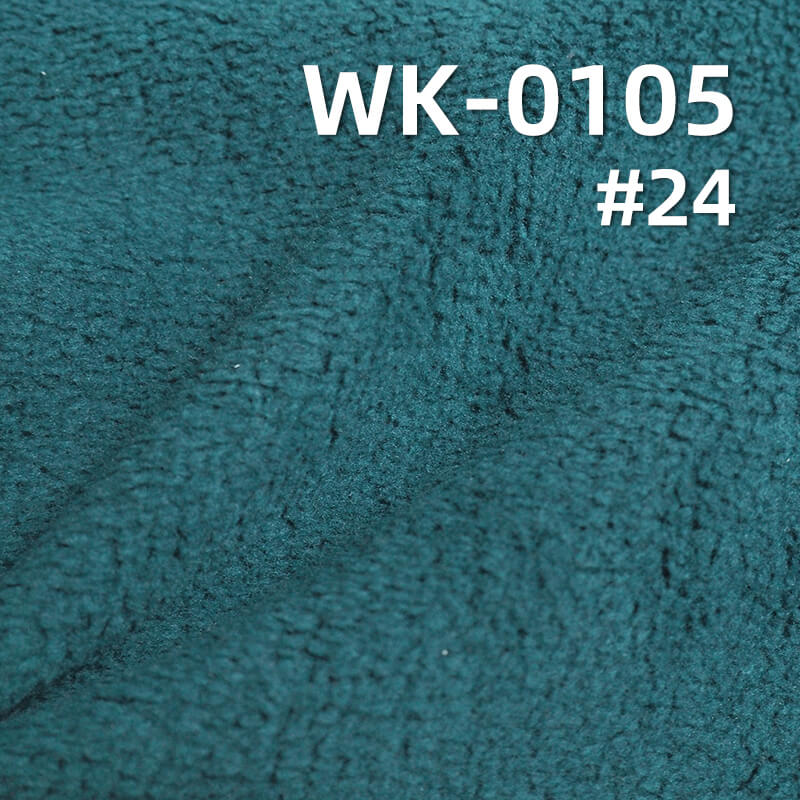 310g/m² Polyester Knitted Fabric | Double-Brushed Double-Sided Fleece | Anti-Static & Antibacterial |Sweatshirts, Outerwear Fabric