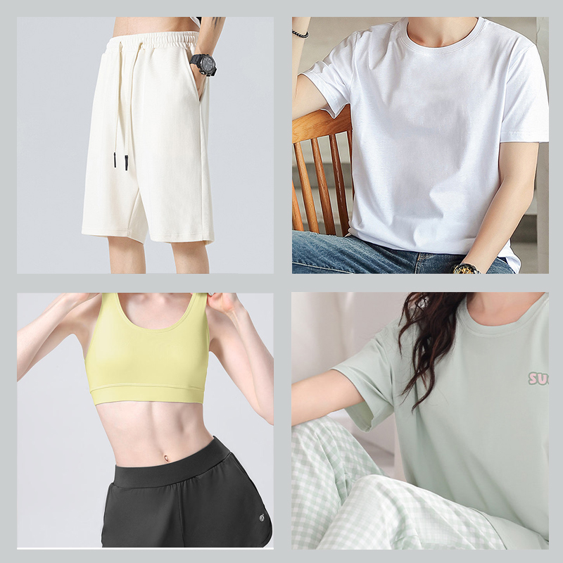 200g/m² 100% Combed Cotton Knit Fabric | 40S Double Yarn Smooth Sweat Fabric | Luxury Series | T-Shirts, Polo Shirts  Fabric