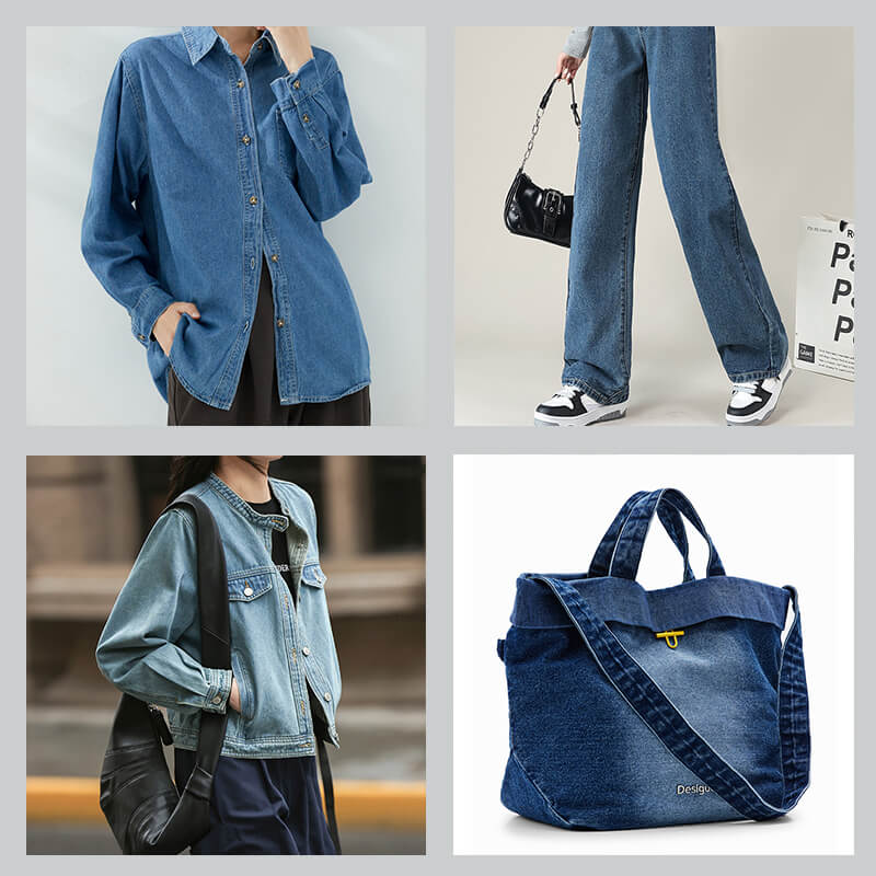 Nep Slub Denim Fabric | 11oz Mid-weight Cotton | Fabric for Jeans, Jackets & Skirts