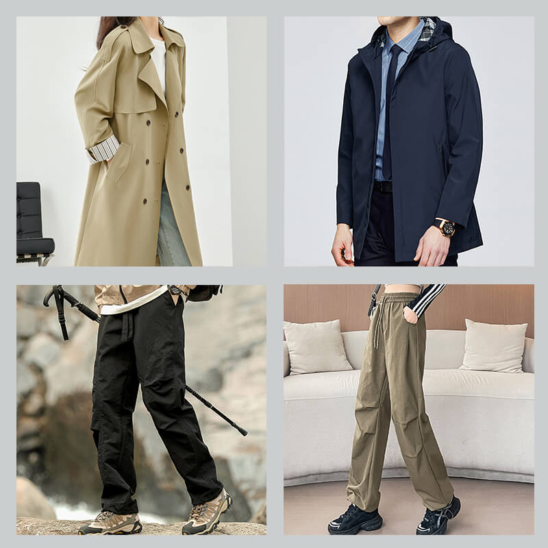 210T Nylon Stretch Dyed Fabric | 133g/m² Matte Plain High Elastic Omi | Triple Protection Technology Fabric | Sportswear, Windbreaker Fabric with Hang Tag