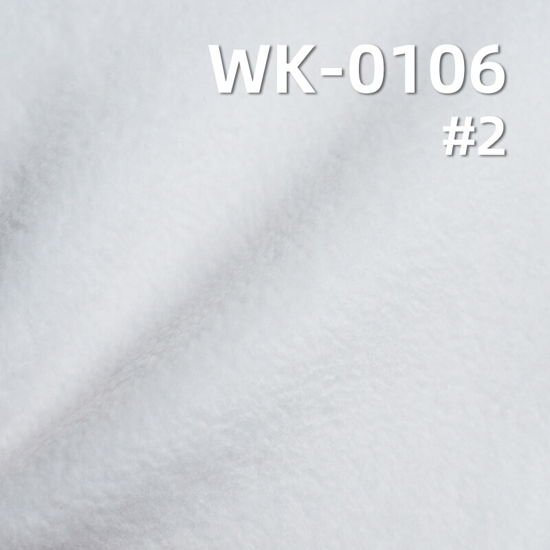 310g/m² Polyester Double-Sided Fleece | Anti-Static & Anti-Bacterial Knit Fabric for Fall & Winter