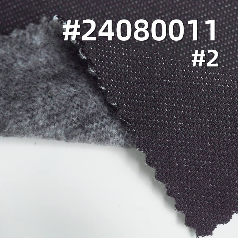 400g/m² Stretch Poly-Cotton Twill Fleece-Lined Knit Denim | Washable Indigo Denim for Jeans, Jackets, Coats