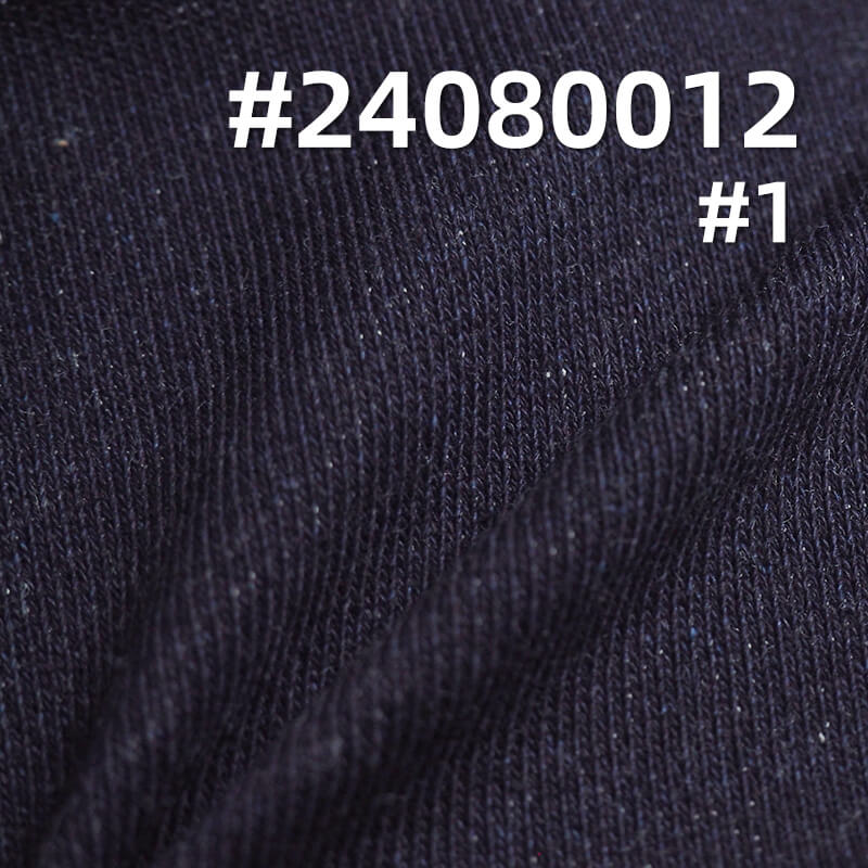 300g/m² Cotton Knit Denim | Mid-weight Indigo Washable Fabric | Sweatshirt, Jeans, Jacket Fabric