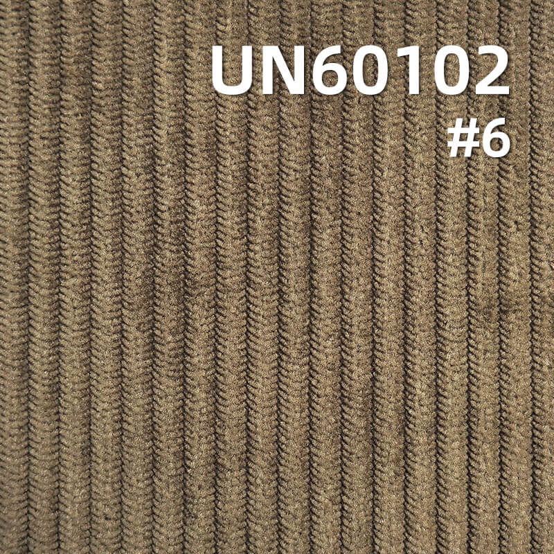 285g/m² Polyester Warp-Knitted  Wash-Free Corduroy |6 Wale | Hats, Pants, Skirts, Jackets Fabric