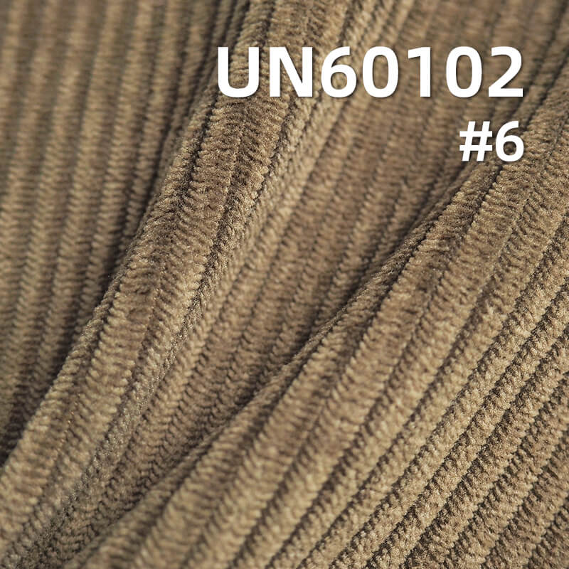 285g/m² Polyester Warp-Knitted  Wash-Free Corduroy |6 Wale | Hats, Pants, Skirts, Jackets Fabric