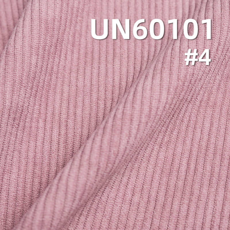 285g/m² Polyester Knit Corduroy | 8 W Straight Stripe Fabric |Hats, Pants, Skirts, Outerwear  Fabric