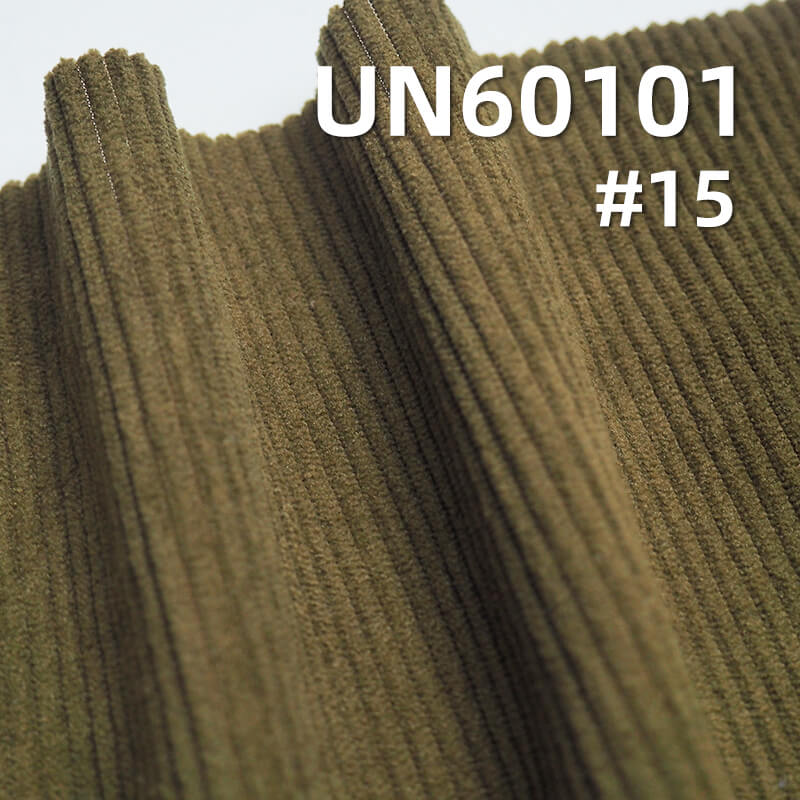 285g/m² Polyester Knit Corduroy | 8 W Straight Stripe Fabric |Hats, Pants, Skirts, Outerwear  Fabric