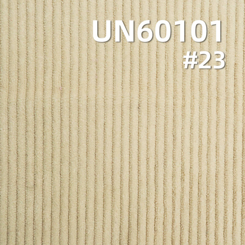 285g/m² Polyester Knit Corduroy | 8 W Straight Stripe Fabric |Hats, Pants, Skirts, Outerwear  Fabric