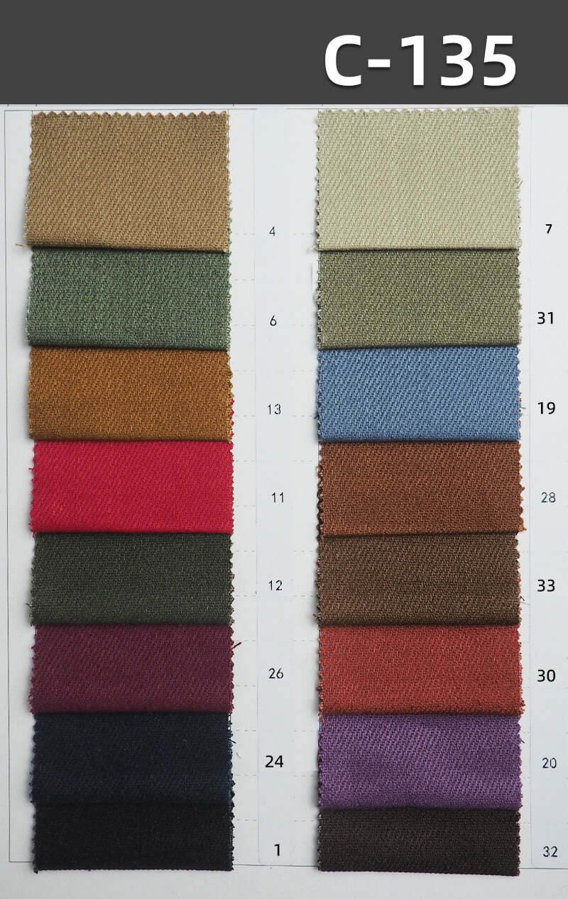 320g/m² 100% Cotton Slub Dyed Fabric | Heavy Twill | Cotton Canvas | Bag, Workwear, Casual Jacket Fabric