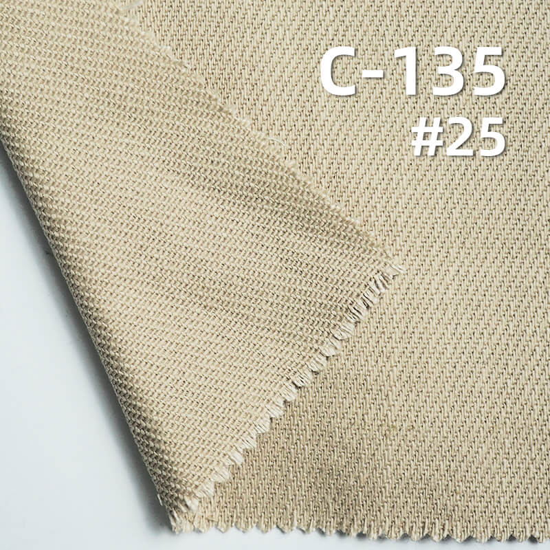 320g/m² 100% Cotton Slub Dyed Fabric | Heavy Twill | Cotton Canvas | Bag, Workwear, Casual Jacket Fabric