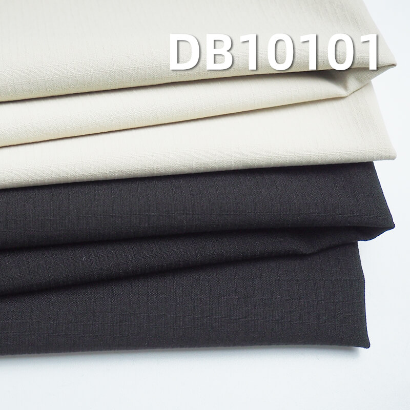 Nylon Double Line Check Four-Way Stretch | 140g/m² Water-Resistant Dyed Fabric | Outdoor Apparel, Casual Jackets, Stretch Pants Material