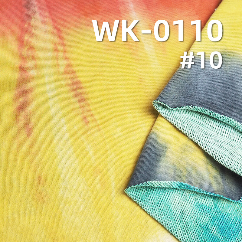 Cotton Tie-Dye Sweatshirt Fabric | 320g/m² Thick Knit Hoodie Fabric | Fall/Winter Sportswear & Outerwear  Fabric
