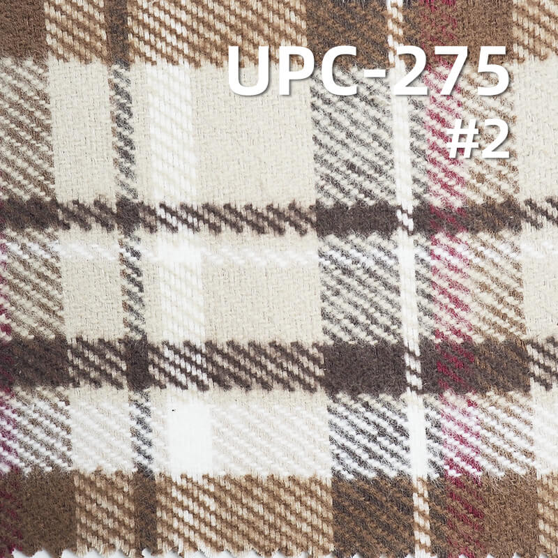 Yarn-Dyed Check Fabric | 280g/m² Thickened Cotton Fabric | Autumn Winter Brushed Cotton | School Style Skirts & Plaid Shirts Material