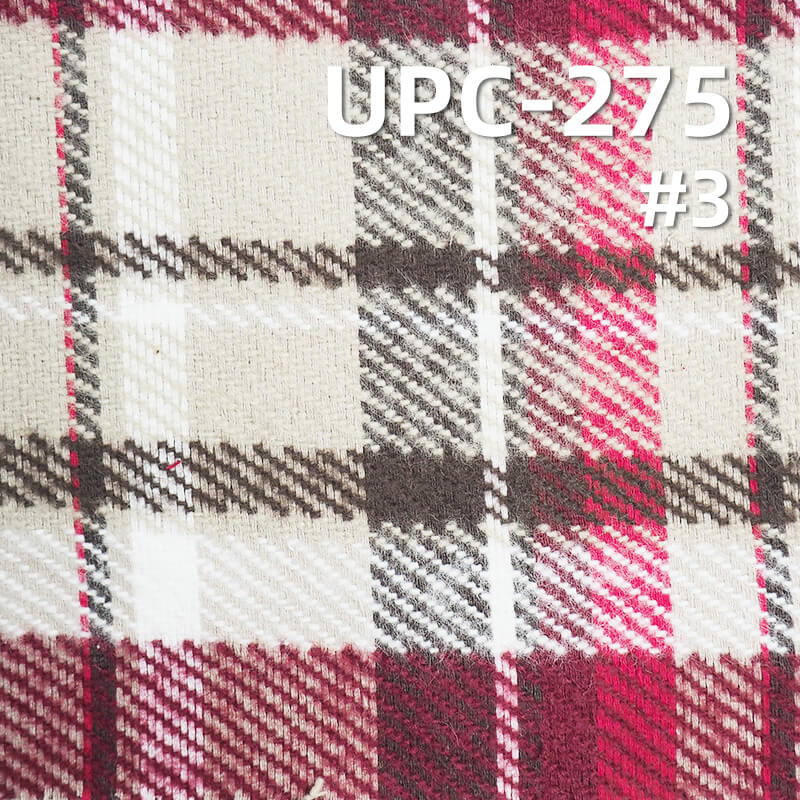 Yarn-Dyed Check Fabric | 280g/m² Thickened Cotton Fabric | Autumn Winter Brushed Cotton | School Style Skirts & Plaid Shirts Material