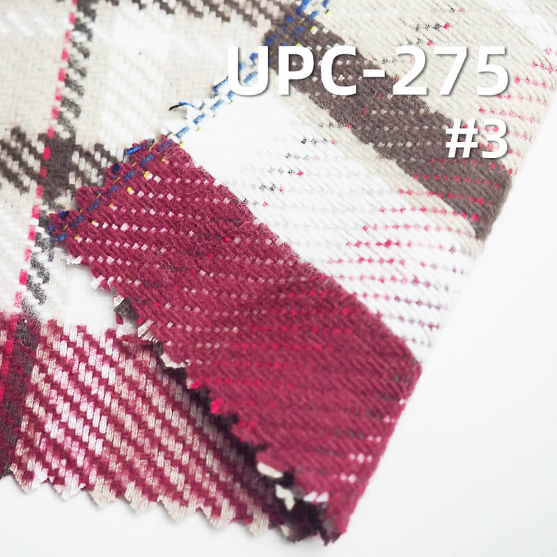 Yarn-Dyed Check Fabric | 280g/m² Thickened Cotton Fabric | Autumn Winter Brushed Cotton | School Style Skirts & Plaid Shirts Material