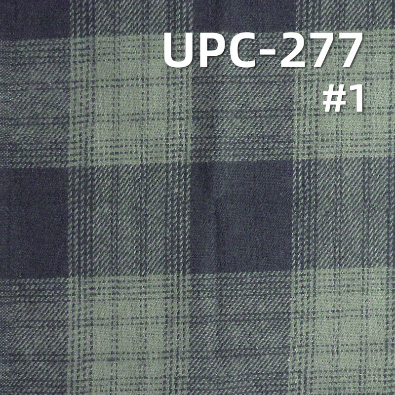300g/m² Yarn-Dyed Plaid Fabric | 100% Cotton Double-Sided Fleece | Fall-Winter Skirt & Shirt Material