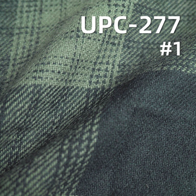 300g/m² Yarn-Dyed Plaid Fabric | 100% Cotton Double-Sided Fleece | Fall-Winter Skirt & Shirt Material