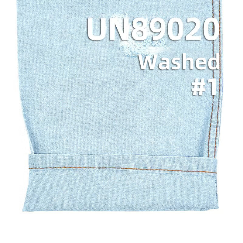 100% Cotton Student Fabric | 6 oz Lightweight Plain Weave Denim | Casual Fabric for Skirts, Pants & Jackets