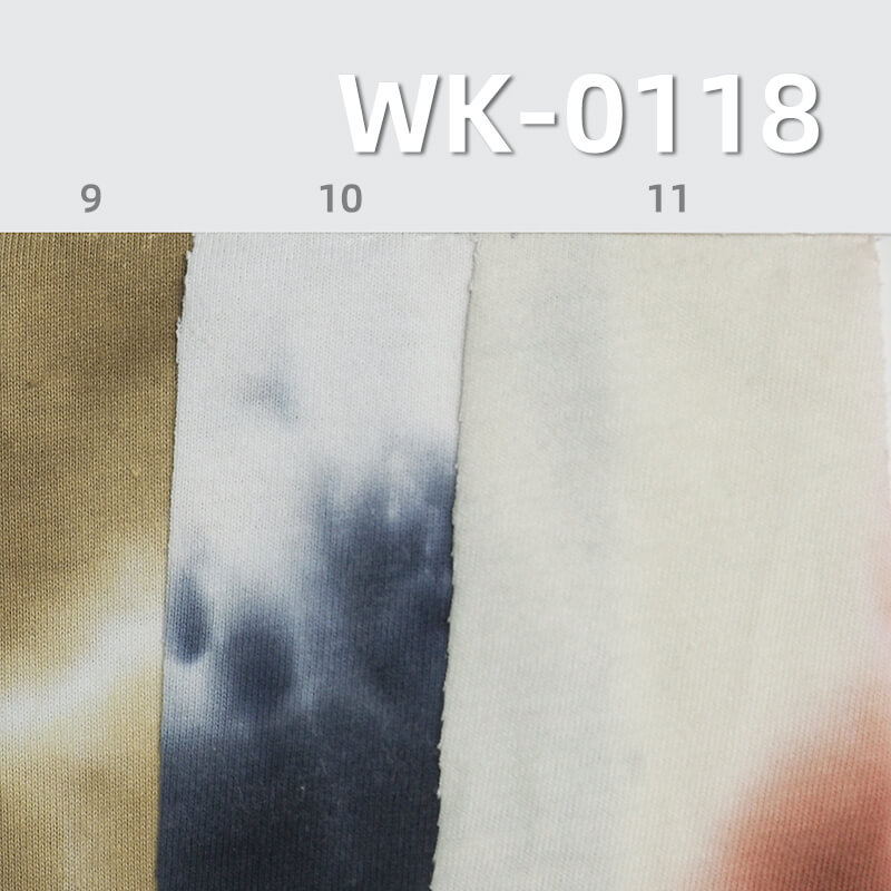 230g/m² Combed Cotton Knit Fabric | 32S Double Yarn Tie-Dye T-Shirt & Undershirt Material