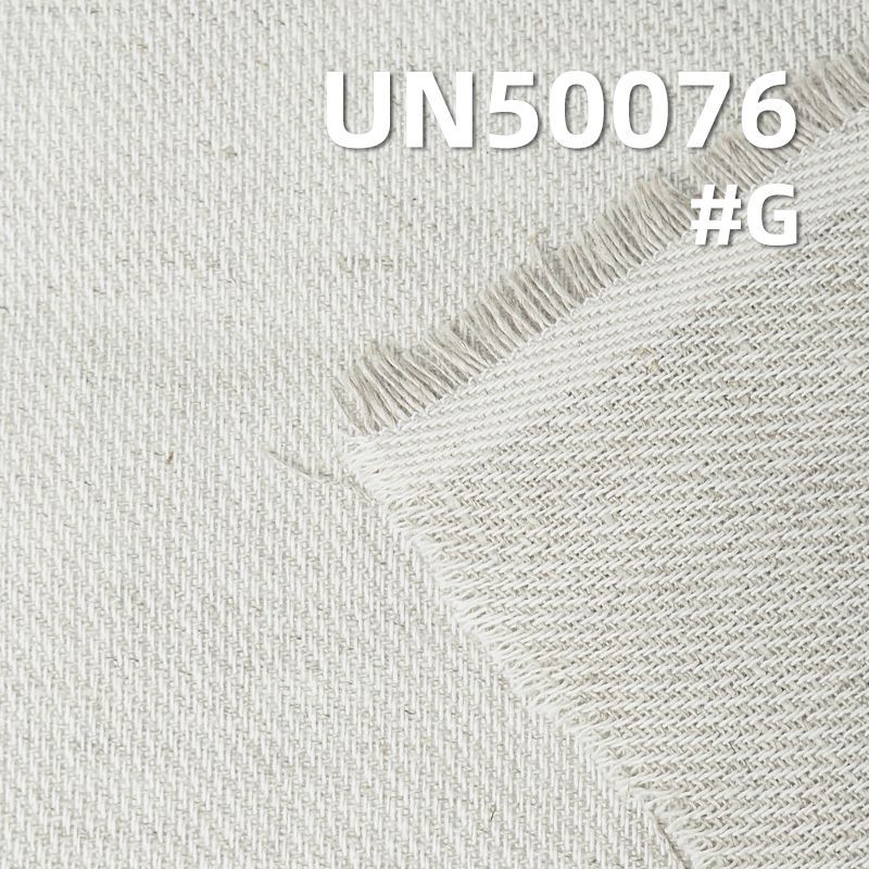 Cotton-Rain Dew Linen Double-Faced Twill Fabric | 220g/m² Cotton-Linen Dyeing Fabric | Rain Dew Linen-Cotton Two-Tone Fabric