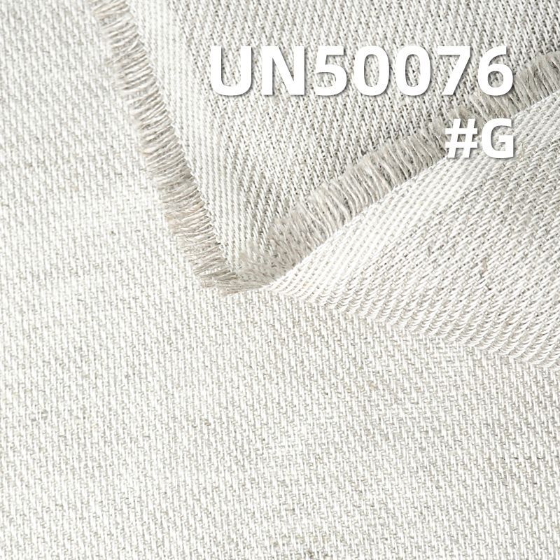 Cotton-Rain Dew Linen Double-Faced Twill Fabric | 220g/m² Cotton-Linen Dyeing Fabric | Rain Dew Linen-Cotton Two-Tone Fabric