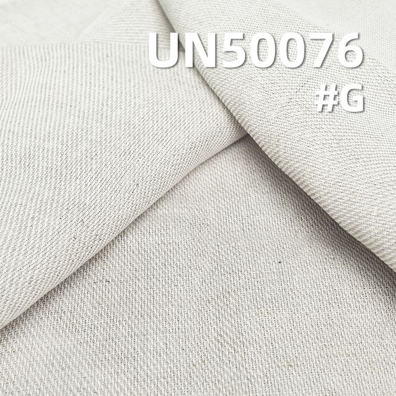 Cotton-Rain Dew Linen Double-Faced Twill Fabric | 220g/m² Cotton-Linen Dyeing Fabric | Rain Dew Linen-Cotton Two-Tone Fabric