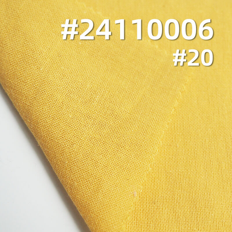 850# Ramie Cotton Sand Wash | 120g/m² Plain Dyed Fabric | Solid Wash Ramie Cotton for Pants, Skirts,Shirts