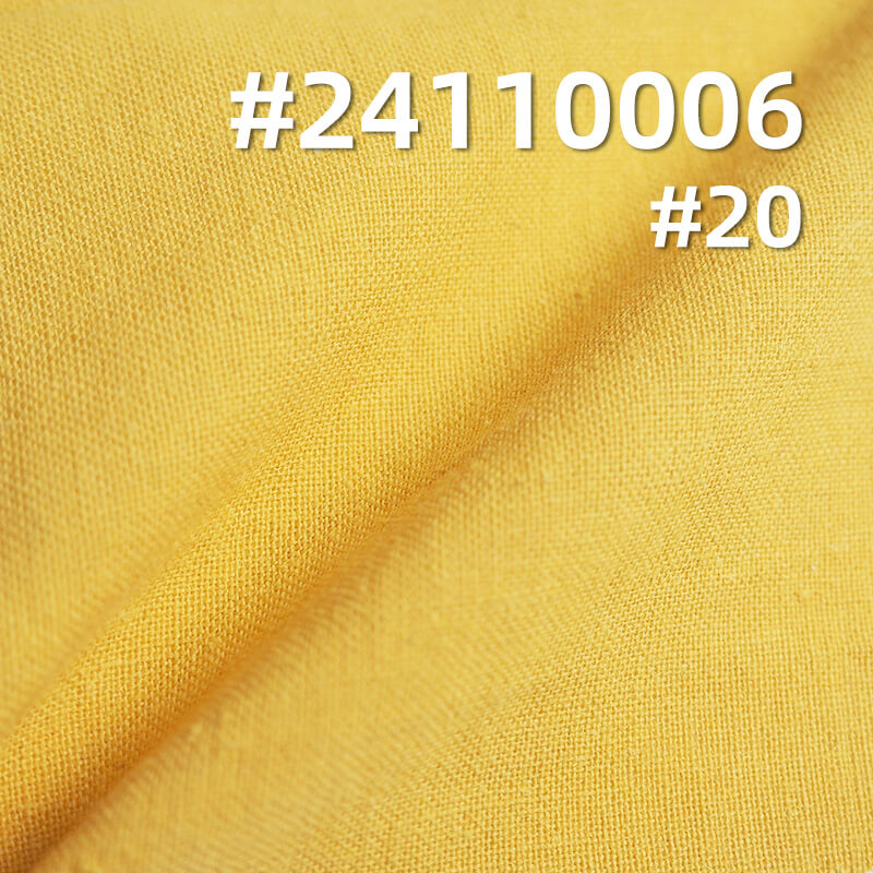 850# Ramie Cotton Sand Wash | 120g/m² Plain Dyed Fabric | Solid Wash Ramie Cotton for Pants, Skirts,Shirts