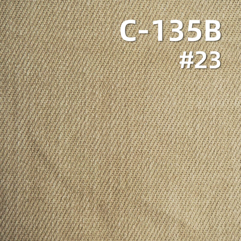 100% Cotton Warp Slub Snowflake Fleece Twill | 320g/m² Thick Dyed Fabric | 3/1 "Z" Twill Cotton for Pants, Skirts, Coats, Hats