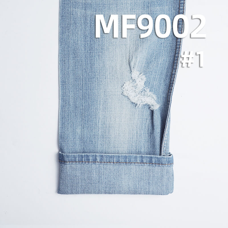 Stretch Denim Fabric | 10oz Spring-Autumn Bestseller (Blue-Black) Denim | Cotton-Polyester Slub Denim for Jeans, Skirts,Shirts