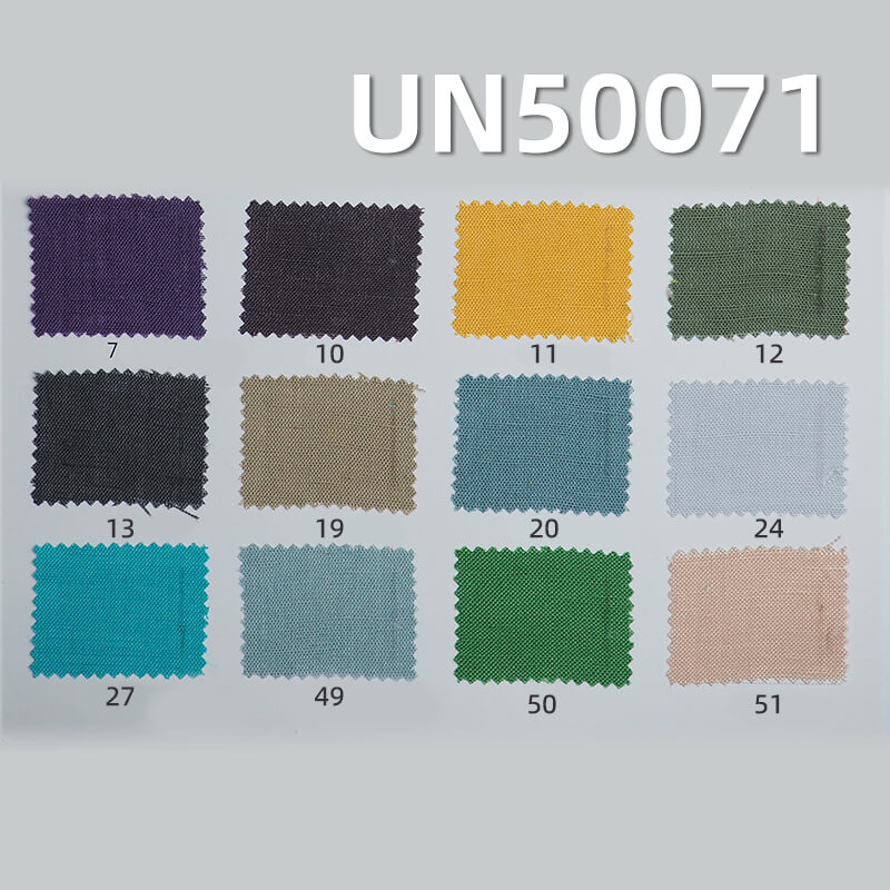 Linen Rayon Dyed Fabric | 185g/m² Woven Linen-Rayon Blend | Solid Color Linen for Hanfu, Skirts, Tops