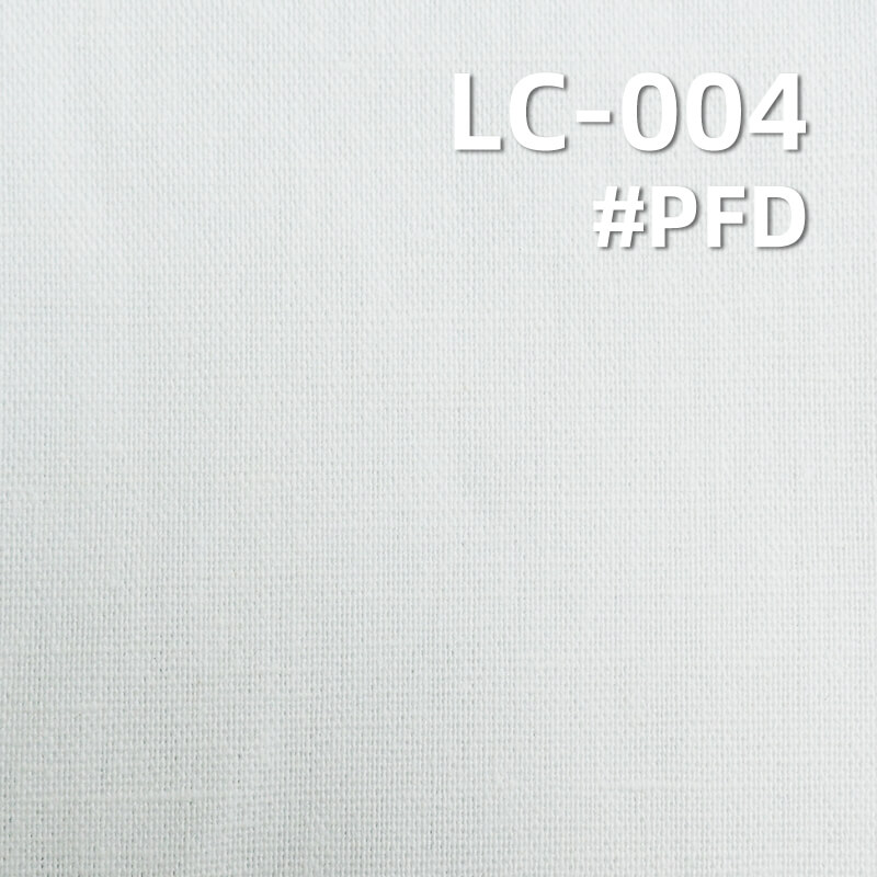 Linen-Cotton Plain Weave Fabric | 200g/m² Dyed Linen Cotton Fabric | Solid Color Artistic Style | Skirt, Top, Pants Fabric