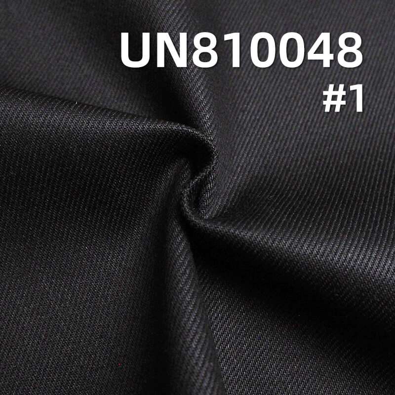 4-Way Stretch Denim | 10oz Thermal Denim | Black Face & Black Back Fabric | Warm Fleece Lining | Fabric for Jeans, Skinny Pants, Skirts & Shirts