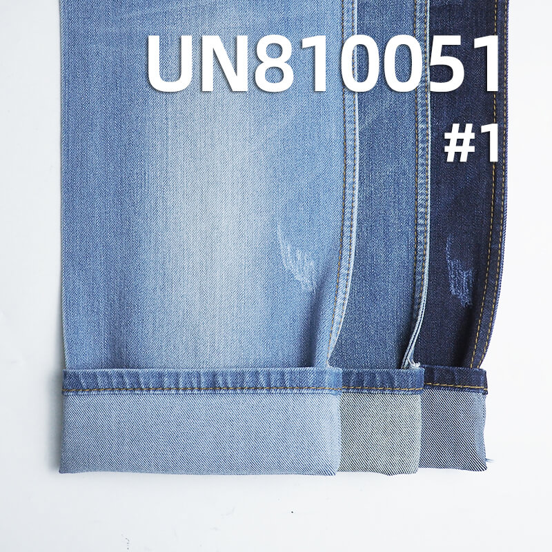 4-Way Stretch Denim | 9.2 oz Cotton-Polyester-Lycra Warp Slub Denim Fabric |Stretch Jeans, Skirts, Shirts