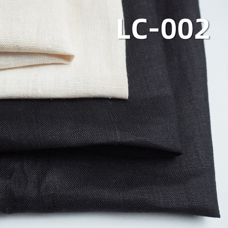 170g/m² Linen-Cotton Plain Weave Fabric | Spring/Summer Dyed Material for Dresses, Tops, Pants