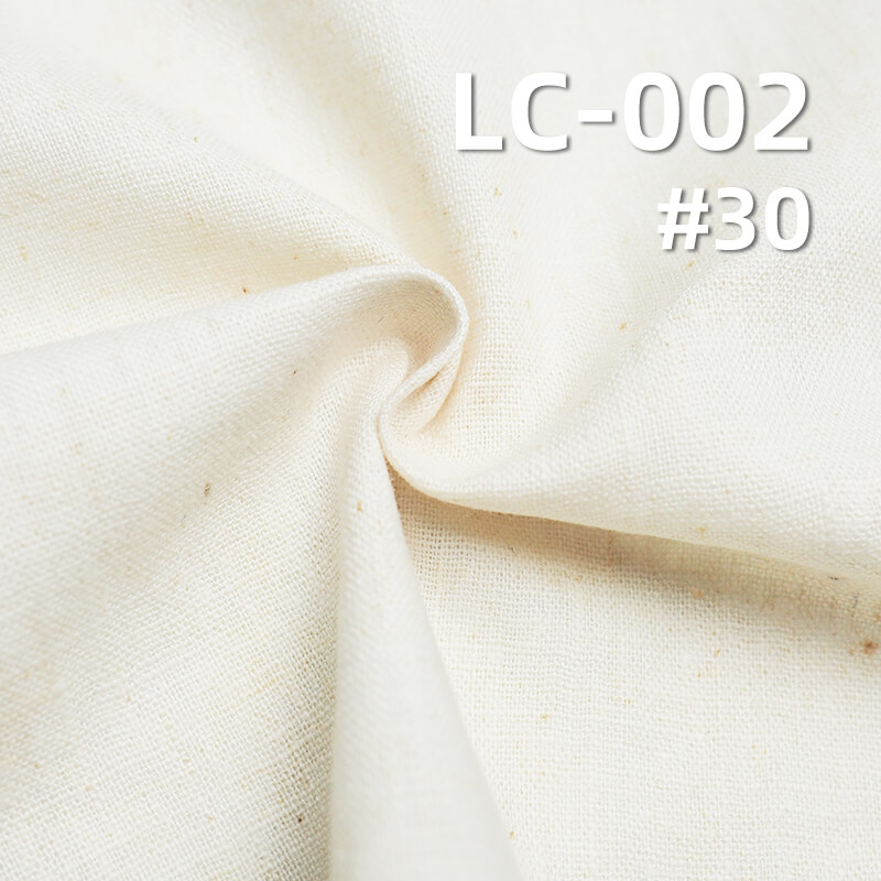 170g/m² Linen-Cotton Plain Weave Fabric | Spring/Summer Dyed Material for Dresses, Tops, Pants