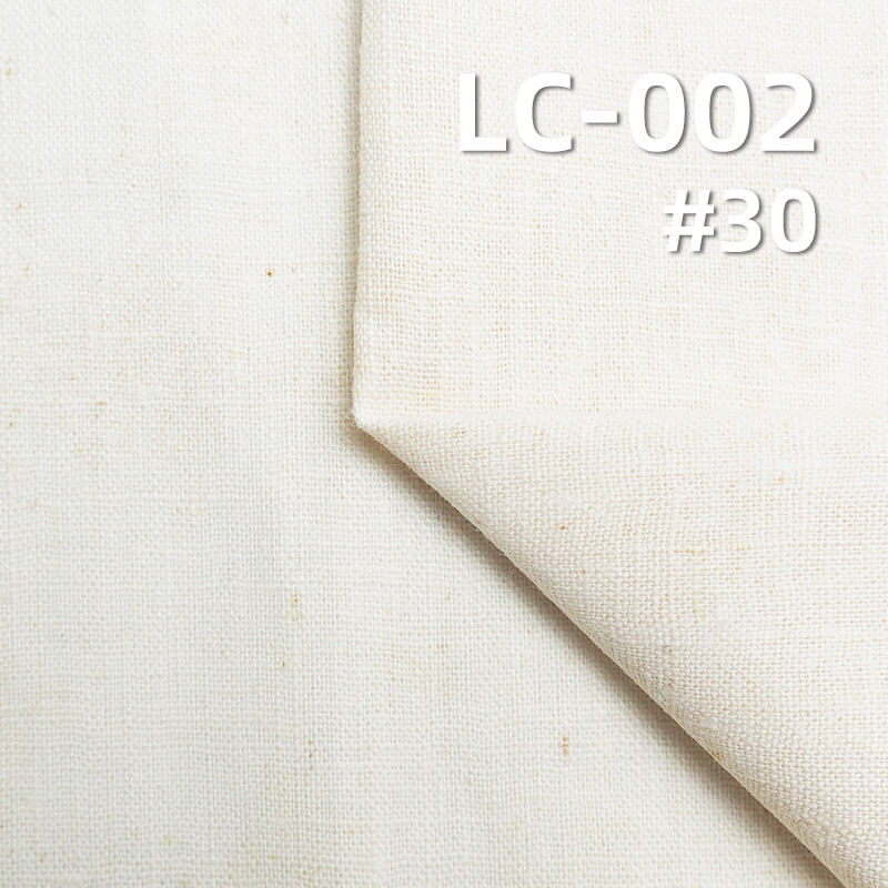 170g/m² Linen-Cotton Plain Weave Fabric | Spring/Summer Dyed Material for Dresses, Tops, Pants