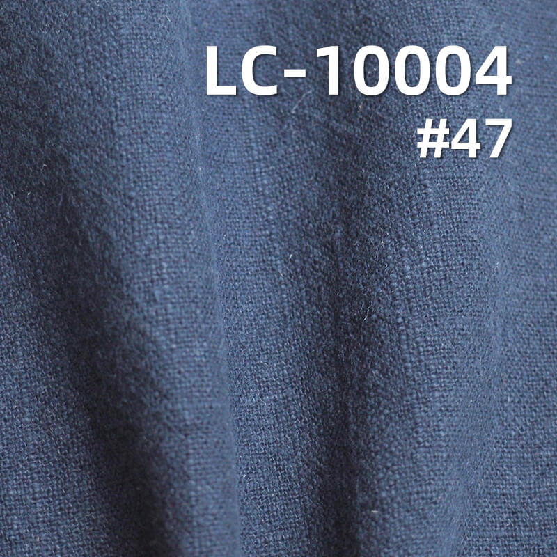 240g/m² Plain Weave Wash Ramie Cotton Fabric | Vintage Solid Color for Hanfu, Pants, Shirts, Skirts