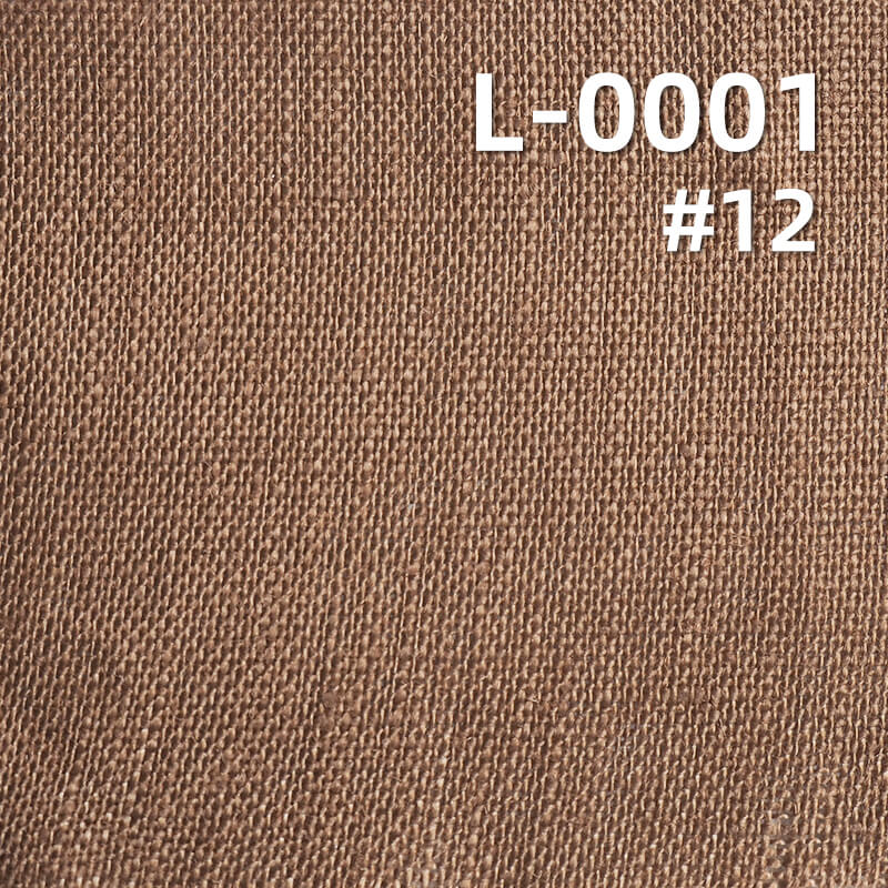 Linen Plain Weave Fabric | 206g/m² Heavyweight Dyed Fabric | Solid Color | Dresses, Pants, Tops Fabric
