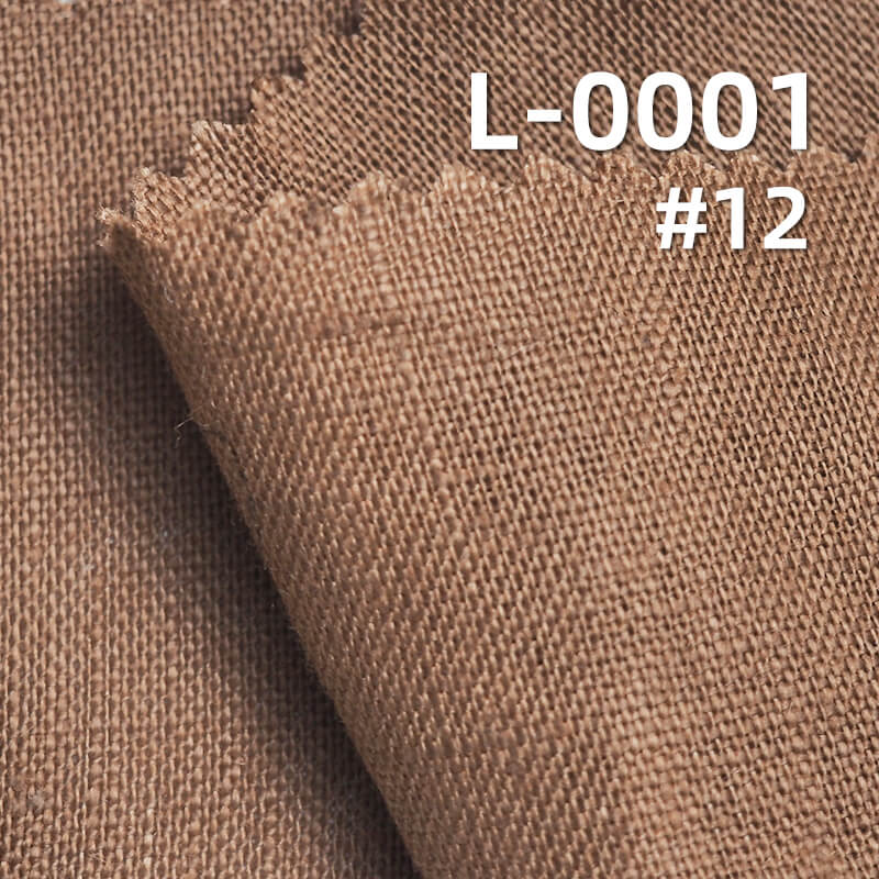 Linen Plain Weave Fabric | 206g/m² Heavyweight Dyed Fabric | Solid Color | Dresses, Pants, Tops Fabric