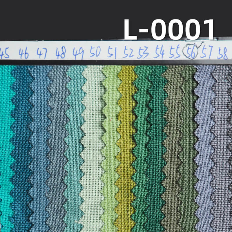 Linen Plain Weave Fabric | 206g/m² Heavyweight Dyed Fabric | Solid Color | Dresses, Pants, Tops Fabric