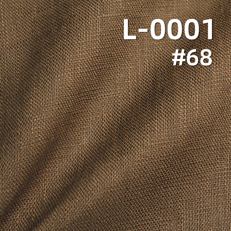 Linen Plain Weave Fabric | 206g/m² Heavyweight Dyed Fabric | Solid Color | Dresses, Pants, Tops Fabric