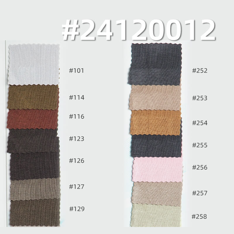 Knit Double-Sided Modal | 260g/m² Brushed Stretch Knit |T-Shirt, Casual Wear, Base Layer Fabric