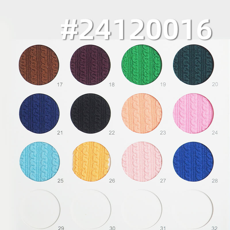 Knit Jacquard Fabric | 320g/m² Fashion Twisted Stripe Knit | TR Stretch Jacquard Fabric | Skirts, Casual Wear, Women's Tops Fabric