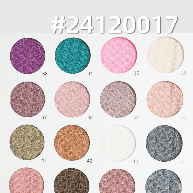 Knit Waffle Fabric | 220g/m² Stretch Jacquard Knit | Textured Waffle Weave |Cardigan, Jacket, Top Fabric