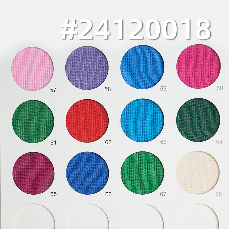 Jacquard Knit Fabric | Cross Cord Waffle Weave | 310g/m² Textured Knit Fabric | Pants, Tops, Jackets Fabric