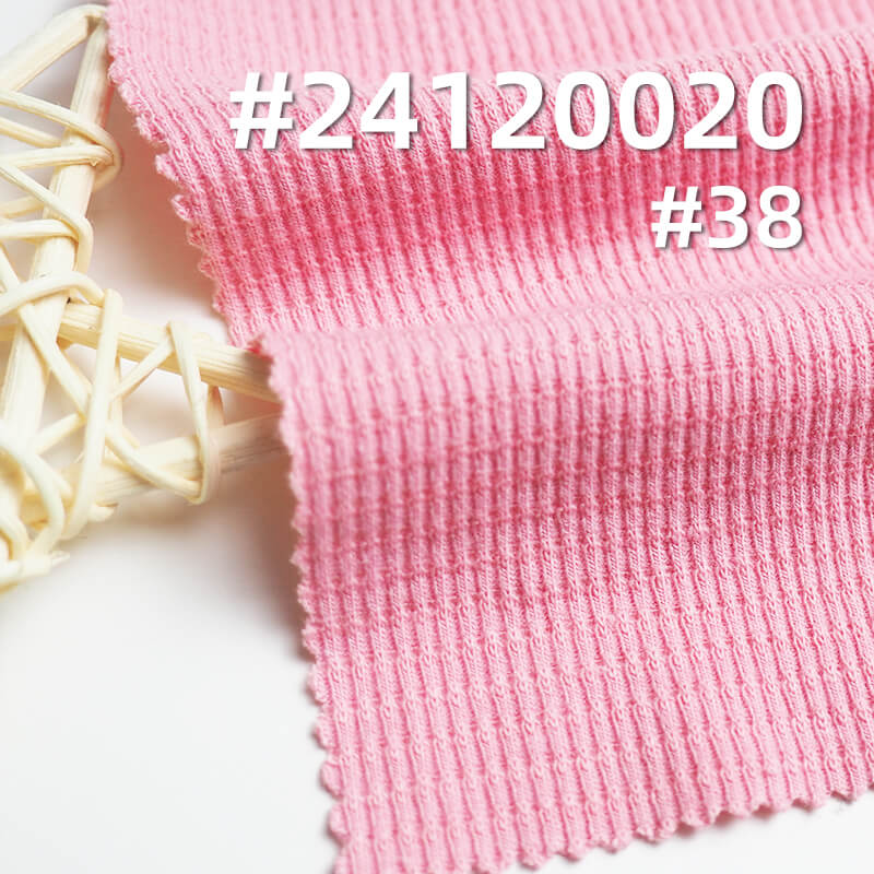 Knit Rib Fabric | Cross Rib Fabric | 250g/m2 Stretch Knit Fabric | Fabrics for T-shirts, Tops,Casual Wear