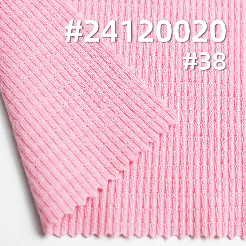 Knit Rib Fabric | Cross Rib Fabric | 250g/m2 Stretch Knit Fabric | Fabrics for T-shirts, Tops,Casual Wear