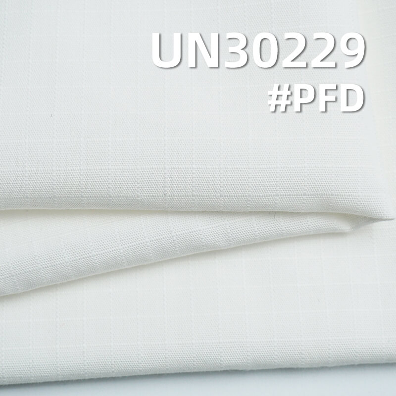 【PFD】Plaid Fabric | 140g/m² Combed Cotton Fabric | 4MM*4MM Semi-Bleached Checkered Fabric | Shirt, Skirt, Blouse Material